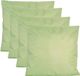 Anna's Collection Coussins d'extérieur ou de jardin - 4x - vert menthe - 45 x 45 cm