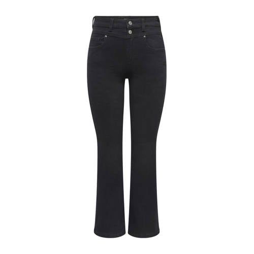 ONLY - ONLDARCY HW FLARED VIS FLY BUT BOX TLL - Dames - Jeans - Zwart