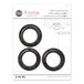 Dritz Gordijnringen, 4,8 cm, Bruin, 8 stuks
