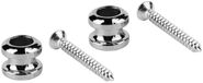 Boston Straplock knoppen - Boston BSLB-10-NI - Met schroeven - Nikkel - Set van 2