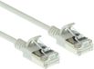 ACT CAT6a Netwerkkabel, U/FTP LSZH LAN Kabel Dun 3.8mm Slimline, Flexibele Snagless CAT 6a Kabel Met RJ45 Connector, Voor Gebruik In Datacenters, 0,15 Meter, Grijs - DC7030