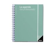 ADDITIO Lerarenagenda, kwartaalplanner, weekoverzicht, beoordeling, afmetingen 16,5 x 21,5 cm, Spaans, groen