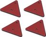 Pro Plus Réflecteur triangle - set 4x - rouge