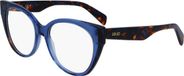 Liu Jo LJ2790 444 Bleu Clair/Bleu Tortue 52/17/140 Lunettes Femme