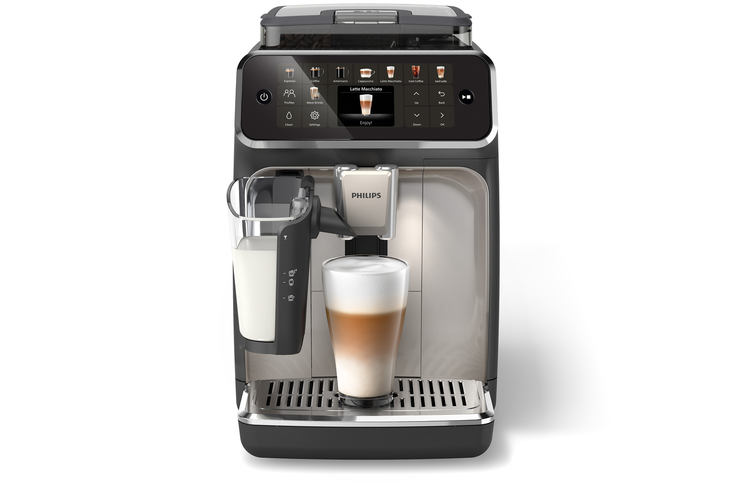 Philips 5500 Series EP5547/90 - Volautomatische Espressomachine - Zwart/Chroom