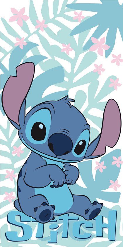 Disney Lilo & Stitch Strandlaken Tropical - 70 x 140 cm - Katoen