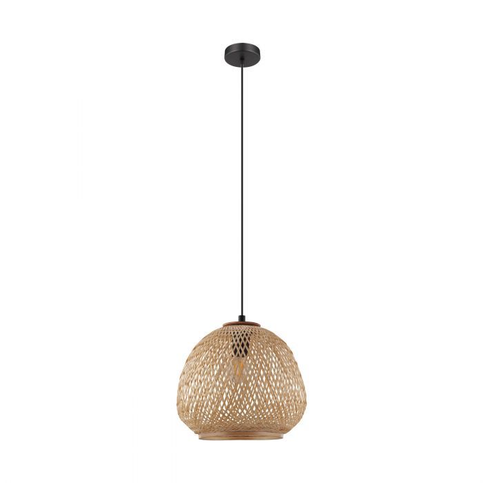 EGLO Dembleby Hanglamp - Zwart - 110cm
