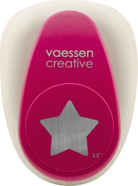 Vaessen Creative Pons - Figuurpons - Ster - 8,4 x 8 cm