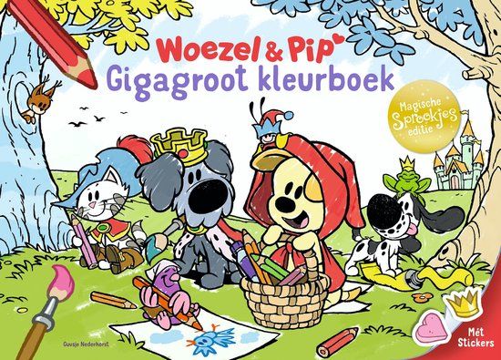 Gigagroot Woezel & Pip - Gigagroot kleurboek Sprookjes