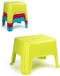 PLASTICFORTE Forte Plastics Keukenkrukje/opstapje - Handy Step - blauw - kunststof - 40 x 30 x 28 cm