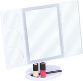 Touch Of Beauty Grundig LED Make-Up Spiegel - 22 LEDS - Inclusief Kabel - Verschillende Vergrotingsspiegels - Inklapbaar