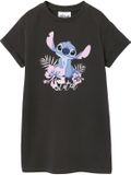 Vertbaudet Robe à manches courtes LILO & STITCH anthracite