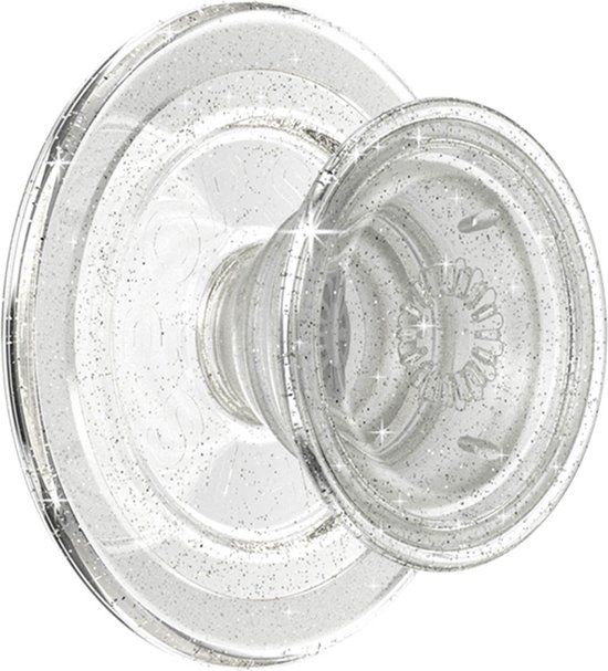 PopSockets PopGrip MagSafe Round - Clear Glitter