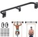 Trekstang deurkozijn - Wandmontage - 204 kg - Staal - Noir