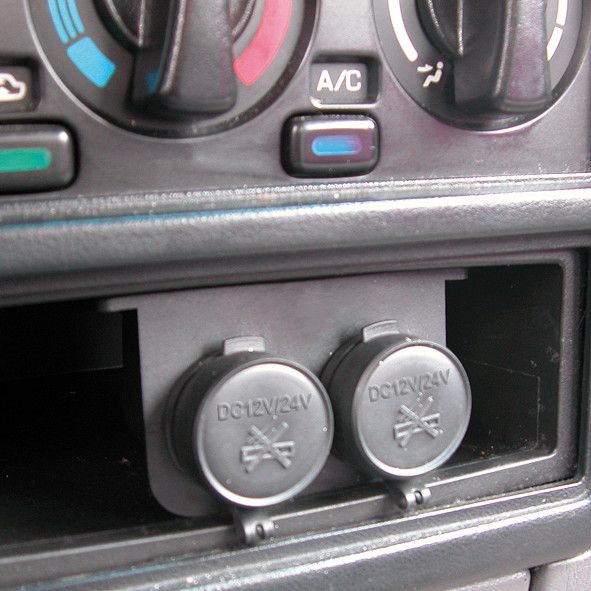 Carpoint 2-Weg Contactdoos 12/24V