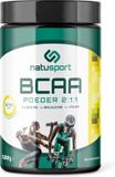 Natusport BCAA Poeder - Aminozuren 2:1:1 - Leucine, Isoleucine & Valine - Spieropbouw - Lemon & Citrus - 500g