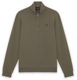 Lyle & Scott Loopback quarter zip sweat - khaki ash