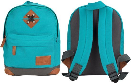 Abbey Rugzak - Small - Smaragd/Antraciet - Polyester