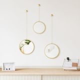 Umbra 1013877-104 Wandspiegel - Rond - Goud - 24,13 x 24,13 x 7,62 cm