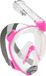 Cressi Baron Schnorchelmaske Transparent, Rosa S-M