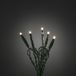 Konstsmide 6352-120 Lichtdecoratie ketting Zwart, Groen 35 lampen LED 3,6 W Warm wit