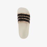 adidas Sportswear Adilette Shower Slides - Off White/Black/Beige