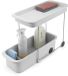 Unyqoos® Chariot de cuisine double avec roulettes et espaces de rangement pratiques pour sous l'évier