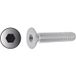 Vis à métaux tête fraisée à empreinte 6 pans creux (fhc) classe 10.9 - acier zingue blanc 40 mm tête fraisée (tf) assemblage metallique classe 10 acie