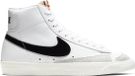 Nike Blazer Mid '77 Dames Sneakers - White/Black-Sail