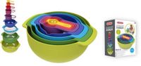 Cefa Toys Joseph Joseph 01158 Set met 9 stapelbare meetkommen