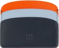 DuDu Boracay Kredietkaart etui Leer 10 cm - 4 Sleuven - navy