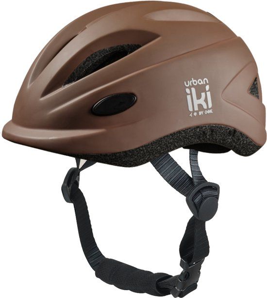 Urban Iki Helm Kurumi Brown Maat S - Fietshelm - Unisex - 48-52 cm