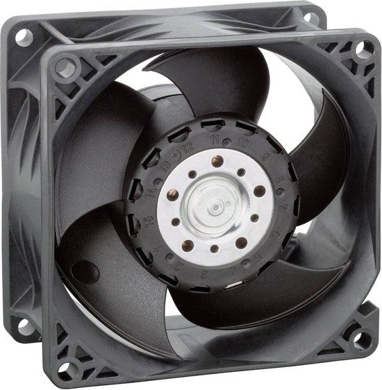 EBM Papst 8214 JH4 Axiaalventilator 24 V/DC 222 m³/h (l x b x h) 80 x 80 x 38 mm