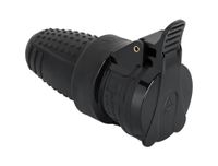 Prise Rebel URZ3257, buitenstopcontact, IP44, 16A / 250V, zwart
