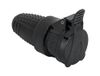Prise Rebel URZ3257, buitenstopcontact, IP44, 16A / 250V, zwart