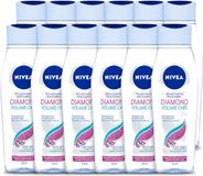 Nivea Diamond Volume Care Shampoo - 250 ml - Voordeelverpakking - 12 stuks