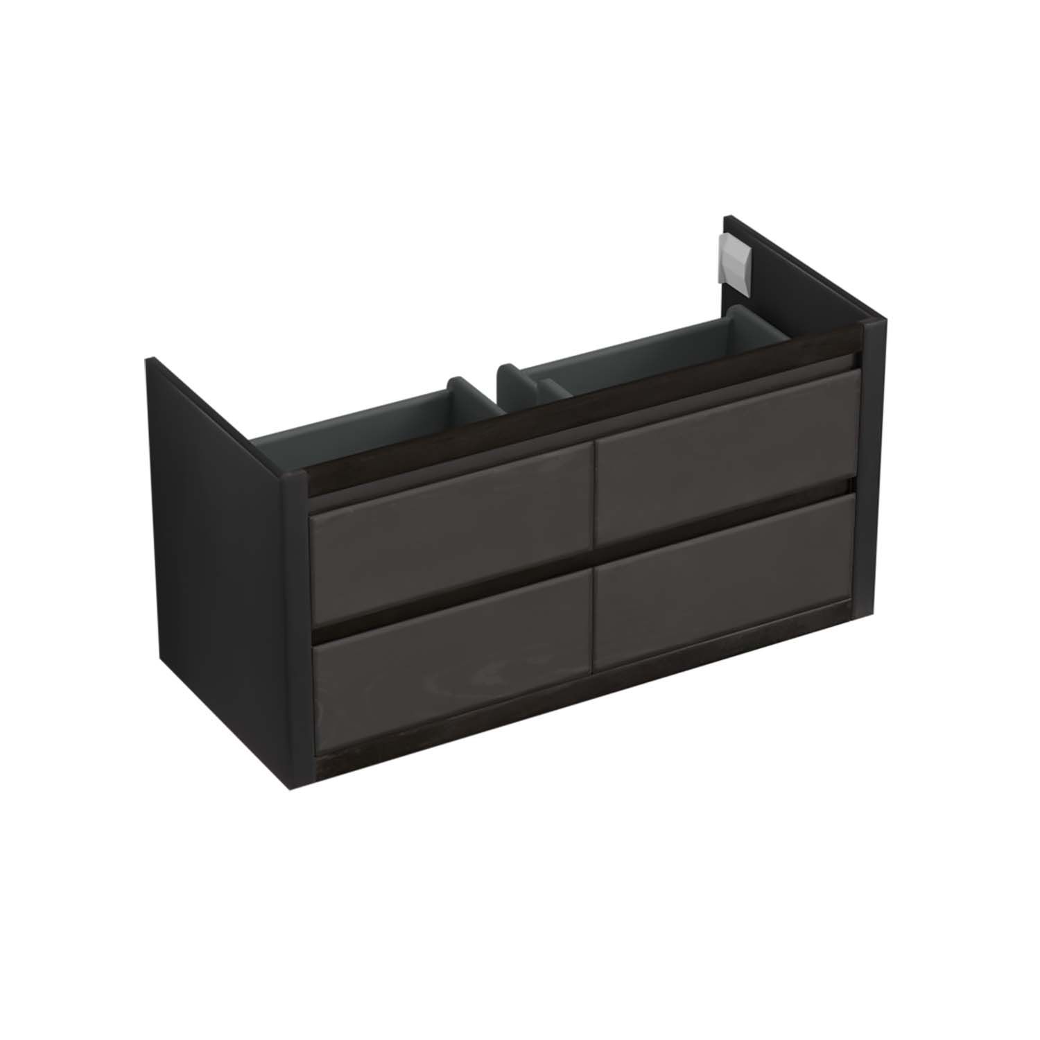 Forzalaqua Gela Onderkast - 120x51x60 cm - Eiken Black Oiled