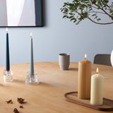 Bolsius - Bougie pilier - Essentials - 120/58 - 1 pièce - Bleu Métallique
