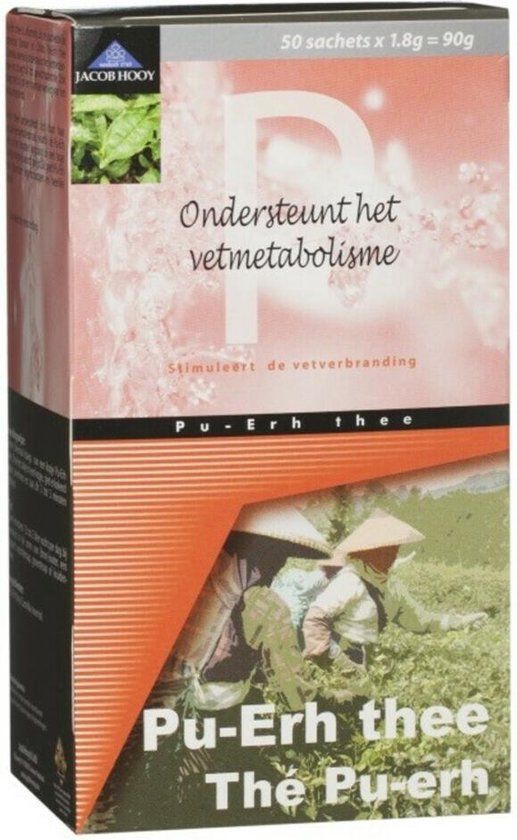Jacob Hooy Pu-Erh Thee - 50 zakjes