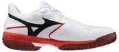 Mizuno Wave Exceed Court CC Homme Chaussure de padel Blanc Rouge Taille 44.5