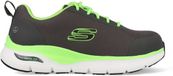Skechers heren veiligheidssneakers SRRINGSTAP ARCH FIT 200086EC CCLM grijs/groen