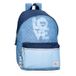 Pepe Jeans Noni Denim schoolrugzak, draagbaar, 39,6 cm, blauw