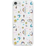 Apple Siliconen hoesje compatibel met iPod Touch 5, 6 Unicorn Rainbow