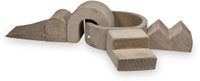 Mimii Foam speelset met rond ballenbad 90x30 Corduroy + 5 elementen