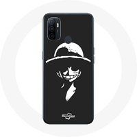 Maniacase Hoesje voor Oppo A53 One piece Manga Luffy Art