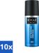 Vogue Men Nordic Blue Déodorant Spray - Anti-transpirant - 150 ml - Pack économique - 10 pièces