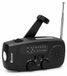 Vakoss FM-3660K Radio d'urgence FM/AM avec dynamo, lampe de poche, powerbank et panneau solaire
