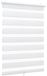 Omgoods - Dubbel Rolgordijn zonder Boren - Wit, 110 x 130 cm, Cordless