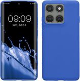kwmobile telefoonhoesje geschikt voor Motorola Edge 60 Pro - Back cover in Baltisch blauw