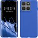 kwmobile telefoonhoesje geschikt voor Motorola Edge 60 Pro - Back cover in Baltisch blauw